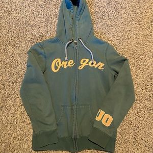 Oregon. Duck zip up hoodie